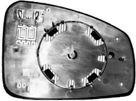 VAN WEZEL 4377838 -  Зеркальное стекло, наружное зеркало